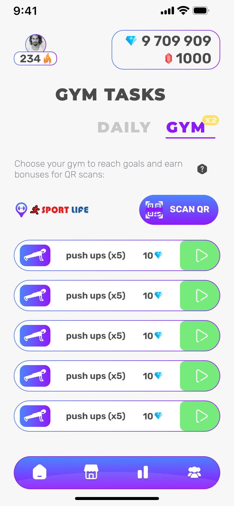 Sportera App Screenshot